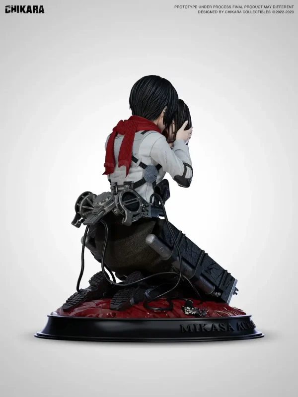 Mikasa Ackerman Chikara Studio Statue en résine