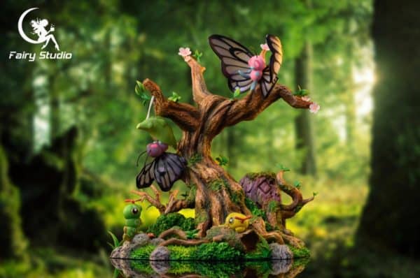 Caterpie Family Fairy Studio Resin Statue