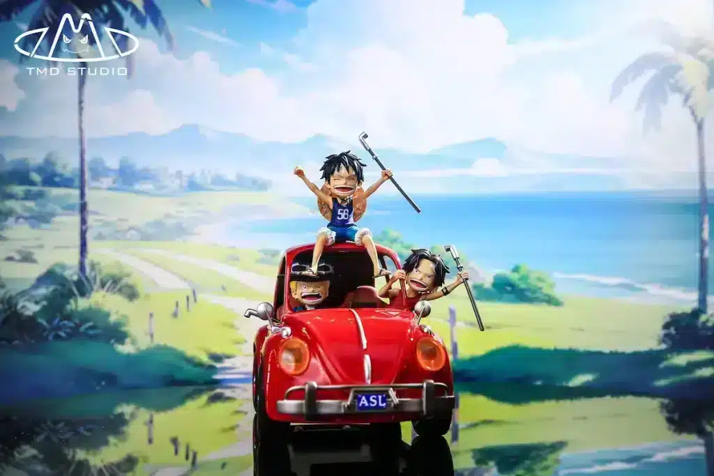 One Piece Childhood Series 2nd ASL Brothers Toys My Dream Studio Statue ...