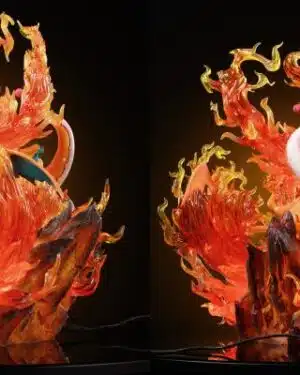 AH Studio Pokemon Dynamax Charizard Family Statua in Resina