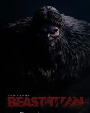 Hertz Studio Attack on Titan Beast Titan Statua in Resina
