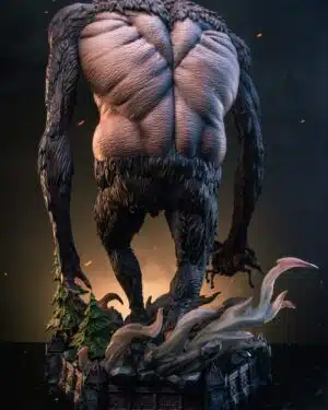 Hertz Studio Attack on Titan Beast Titan Statua in Resina