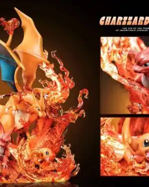 Pokemon Fairy Studio Charizard Family Resin Statue