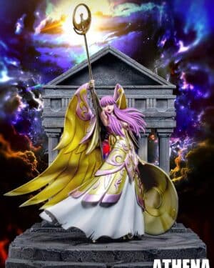 Zodiakos Studio Saint Seiya Athena Licensed Statue Resine