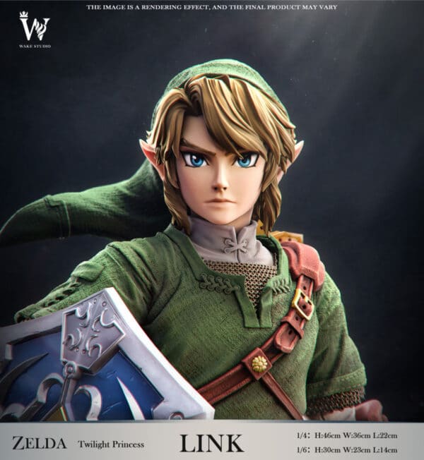 Wake Studio The Legend of Zelda Twilight Link Resin Statue