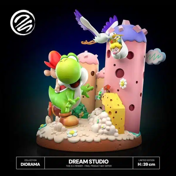 Dream Studio Super Mario Yoshis Island Diorama Harz Statue